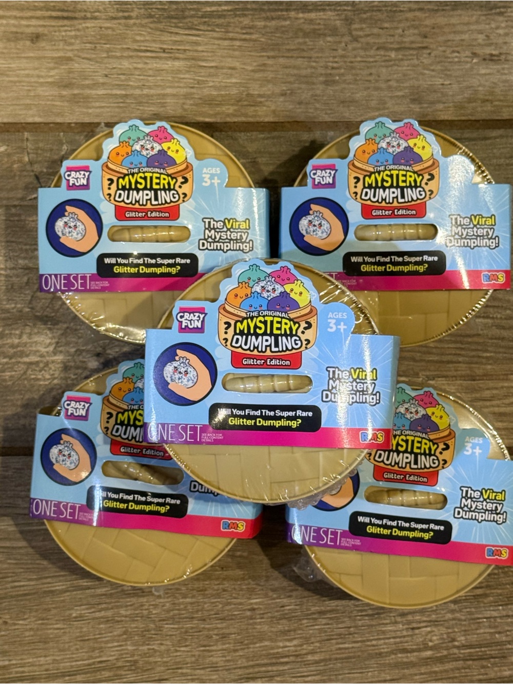 Mystery Dumpling Glitter Edition - Set of 5 Possible rare glitter dumpling.